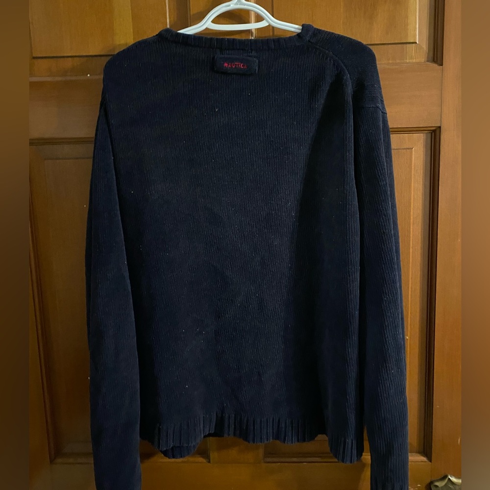 Blue oversized sweater